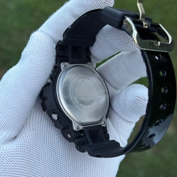 G-SHOCK Black and Gold Digital Watch men’s